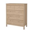 Madrid Chest - 3+2 Drawer - Jackson Hickory Oak