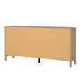 Madrid Dresser - 4+4 Drawer - Double - Jackson Hickory Oak