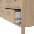 Madrid Dresser - 4+4 Drawer - Double - Jackson Hickory Oak