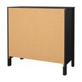 Madrid Chest - 3 Drawer - Small - Black