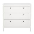 Madrid Chest - 3 Drawer - Small - White