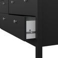 Madrid Dresser - 8 Drawer - Black