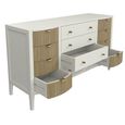Abbeydale Chest - 12 Drawer - Soft Natural Painted