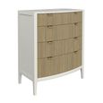 Abbeydale Chest - 4 Drawer - Soft Natural Painted