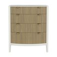 Abbeydale Chest - 4 Drawer - Soft Natural Painted