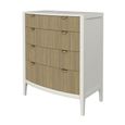 Abbeydale Chest - 4 Drawer - Soft Natural Painted