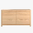 Stockholm Chest - 6 Drawer - Wide - Oak