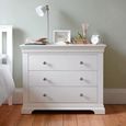 Paisley Chest - 3 Drawer - Wide - White Painted