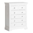 Paisley Chest - 2+4 Drawer - Tall - White Painted