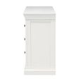 Paisley Chest - 3 Drawer - Wide - White Painted