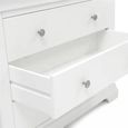 Paisley Chest - 3 Drawer - Wide - White Painted