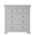 Paisley Chest - 2+3 Drawer - Wide - Grey Painted