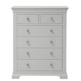 Paisley Chest - 2+4 Drawer - Tall - Grey Painted