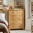 Appleby Chest - 2+4 Drawer - Tall - Oak