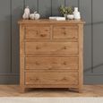 Appleby Chest - 2+3 Drawer - Wide - Petite Oak