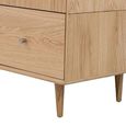 Jenson Oak Chest - 3 Drawer - Small