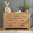 Hampshire Oak Chest - 3+4 Drawer