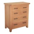 Hampshire Oak Chest - 4 Drawer