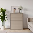Alice Springs Chest - 4 Drawer - Wide - Taupe