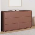 Alice Springs Chest - 6 Drawer - Large - Terracotta