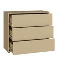 Alice Springs Chest - 3 Drawer - Butter Yellow