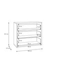 Alice Springs Chest - 3 Drawer - Elegancia Oak