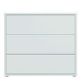Alice Springs Chest - 3 Drawer - Light Grey