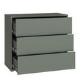 Alice Springs Chest - 3 Drawer - Sage Green