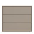 Alice Springs Chest - 3 Drawer - Taupe