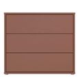 Alice Springs Chest - 3 Drawer - Terracotta
