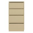 Alice Springs Chest - 4 Drawer - Tall - Butter Yellow