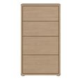 Alice Springs Chest - 4 Drawer - Tall - Elegancia Oak