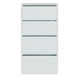 Alice Springs Chest - 4 Drawer - Tall - Light Grey