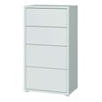 Alice Springs Chest - 4 Drawer - Tall - Light Grey