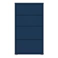 Alice Springs Chest - 4 Drawer - Tall - Night Blue