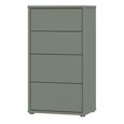 Alice Springs Chest - 4 Drawer - Tall - Sage Green
