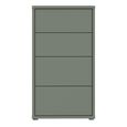 Alice Springs Chest - 4 Drawer - Tall - Sage Green