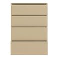 Alice Springs Chest - 4 Drawer - Wide - Butter Yellow