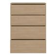 Alice Springs Chest - 4 Drawer - Wide - Elegancia Oak