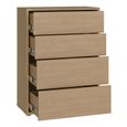 Alice Springs Chest - 4 Drawer - Wide - Elegancia Oak