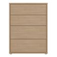 Alice Springs Chest - 4 Drawer - Wide - Elegancia Oak