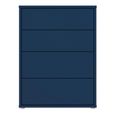 Alice Springs Chest - 4 Drawer - Wide - Night Blue