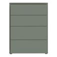 Alice Springs Chest - 4 Drawer - Wide - Sage Green