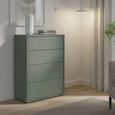 Alice Springs Chest - 4 Drawer - Wide - Sage Green