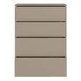 Alice Springs Chest - 4 Drawer - Wide - Taupe