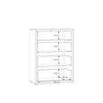 Alice Springs Chest - 4 Drawer - Wide - Terracotta