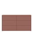 Alice Springs Chest - 6 Drawer - Large - Terracotta