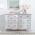 Amelie Chest - 6 Drawer - Wide - White