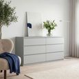Edmore Chest - 6 Drawer - Large - Light Grey