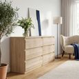 Edmore Chest - 6 Drawer - Large - Sonoma Oak